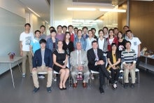 Soochow University students visited University of Waterloo in September 2014 