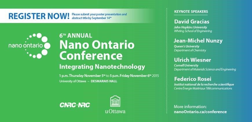 Banner for Nano Ontario Conference 2015
