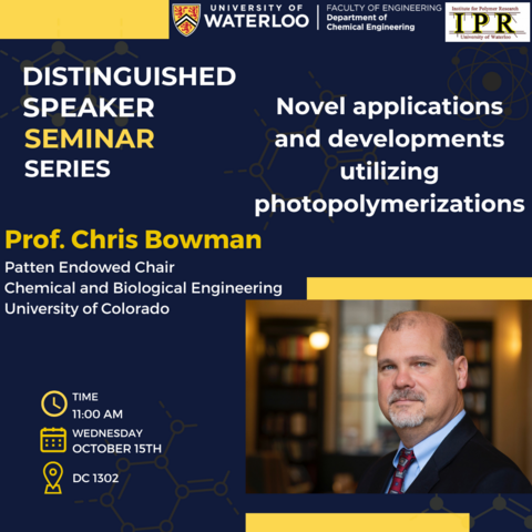Flyer for Professor Chris Bowman