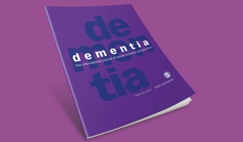Cover of of "Dementia" journal