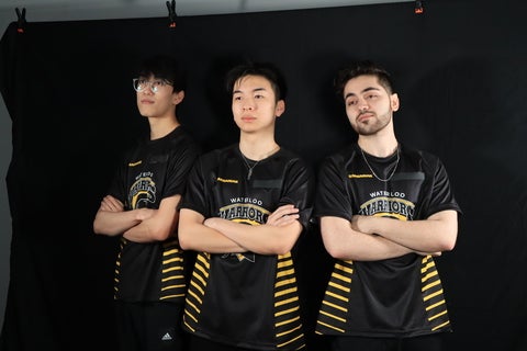 Members of the Warriors Esports League of Legends Gold Team