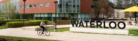 University of Waterloo sign