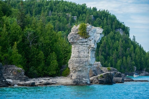 Rock formation at Tobermory