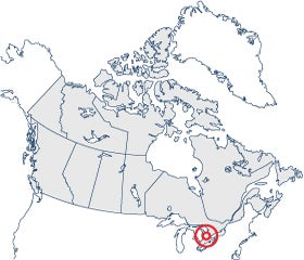 Waterloo Canada Map
