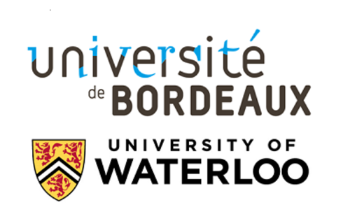 University of Bordeaux and University of Waterloo logos