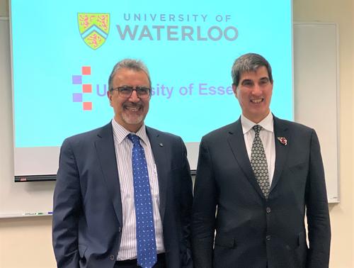 University of Essex and University of Waterloo Presidents