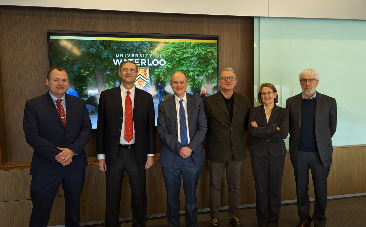 Chris Peace, Dr. Luca Zelioli, Bernie Duncker, Dr. Andrea Ferrari, Dr. Costanza Conti and Gabriel Niccoli