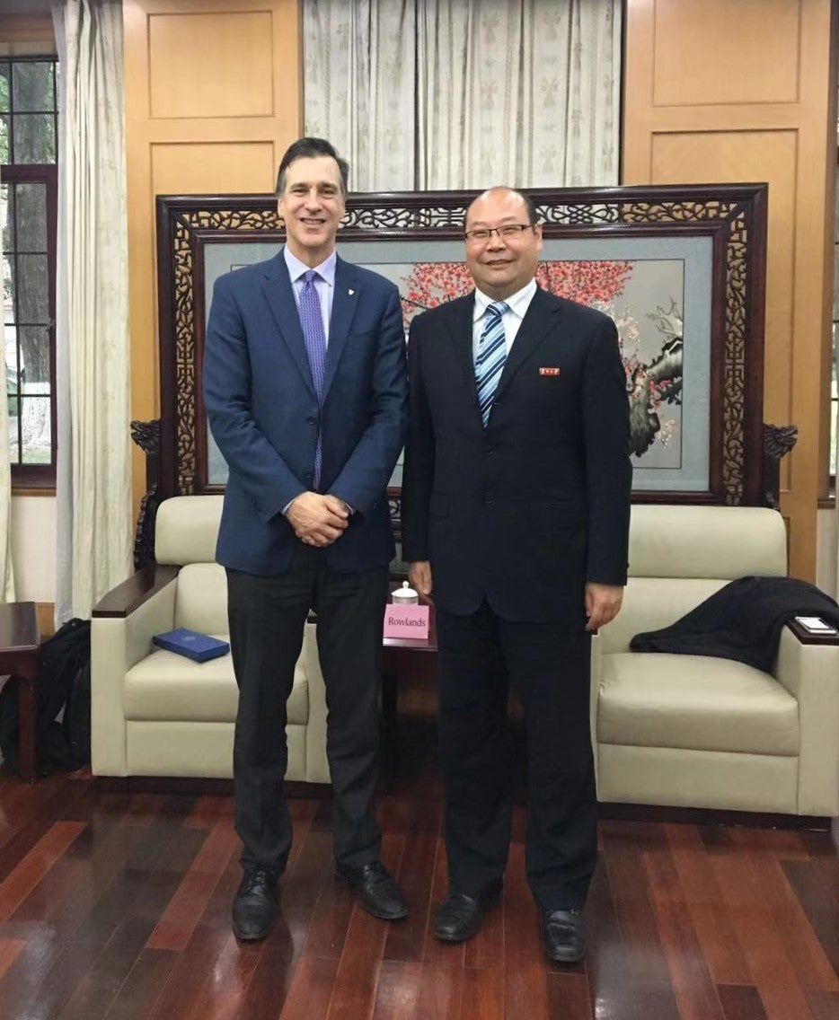 Associate Vice-President- International with Vice President of Soochow University, LIU Biao