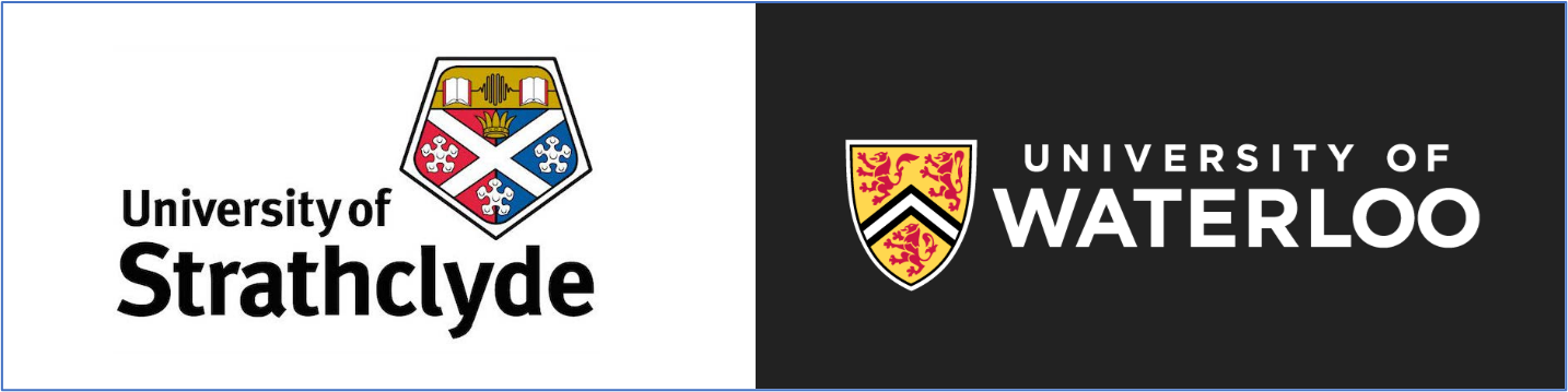 University of Strathclyde and University of Waterloo logos.
