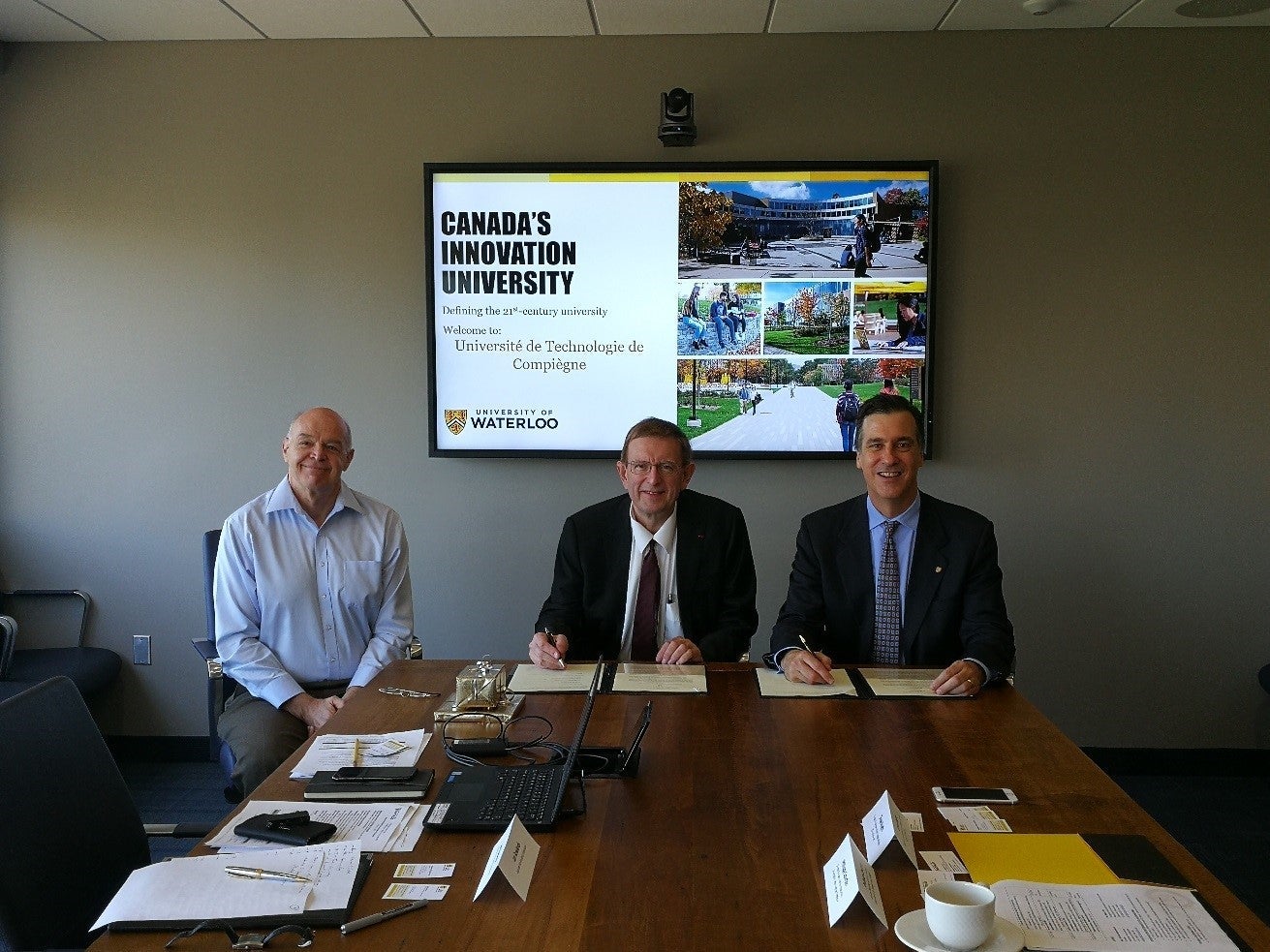 Agreement Signing University of Technology of Compiègne