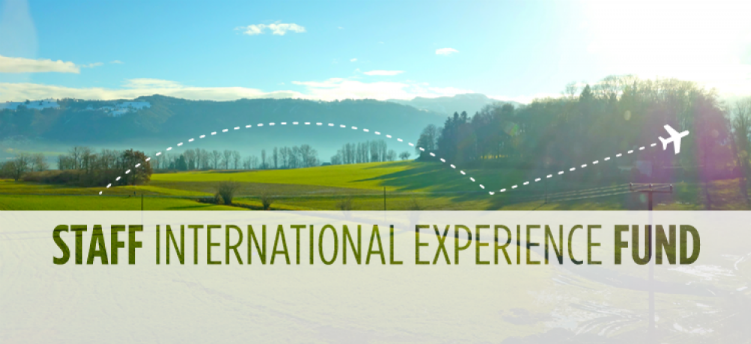 Staff International Experience Fund Banner