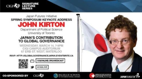 Spring Symposium keynote address will be by John Kirton