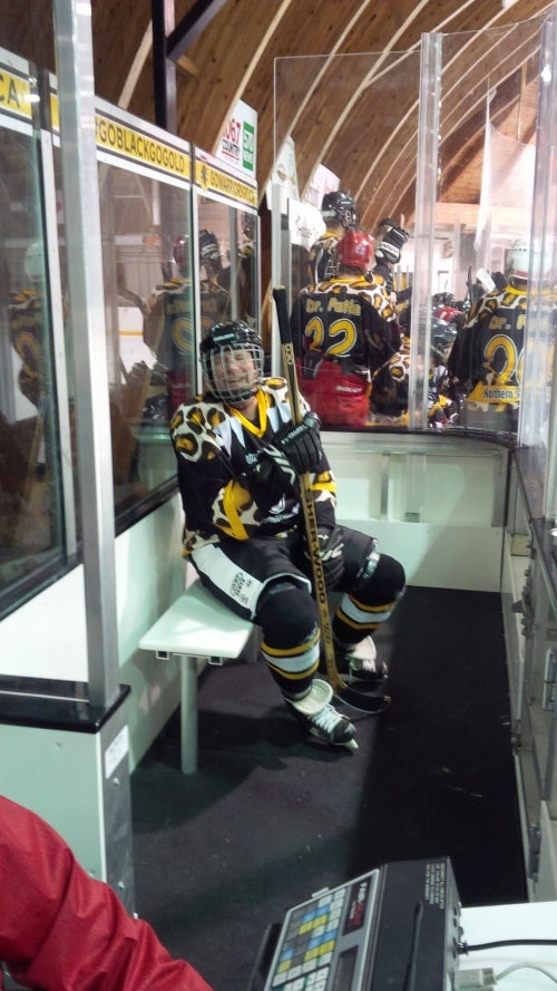Bill McIlroy in the penalty box