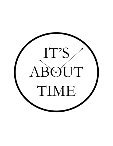 "It's about time" logo