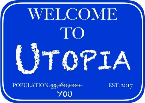 Welcome to Utopia logo