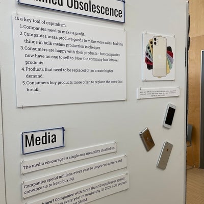 display about planned obsolescence