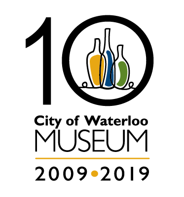 City of Waterloo Museum 10th anniversary logo