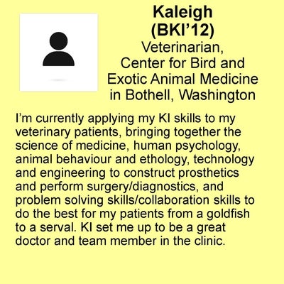 Kaleigh profile Veterinarian, Center for Bird and Exotic Animal Medicine in Bothell, Washington