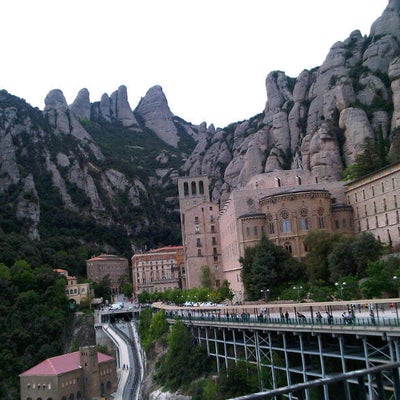 View of Montserrat Monastery