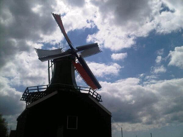 Zaanse Schans, just outside of Amsterdam: windmills and other heritage emblems. And tourists, lots of tourists.