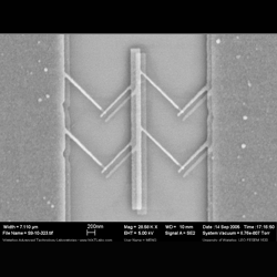 Example of superconducting single electron transistors