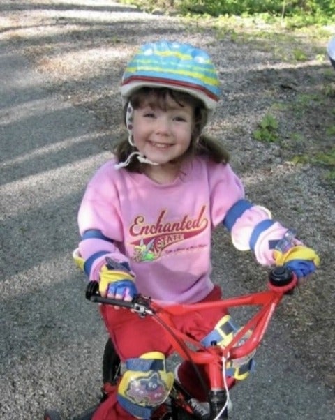 Childhood photo of Brooke Johnston