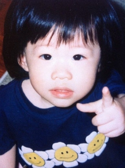 Childhood photo of Emily Shiu