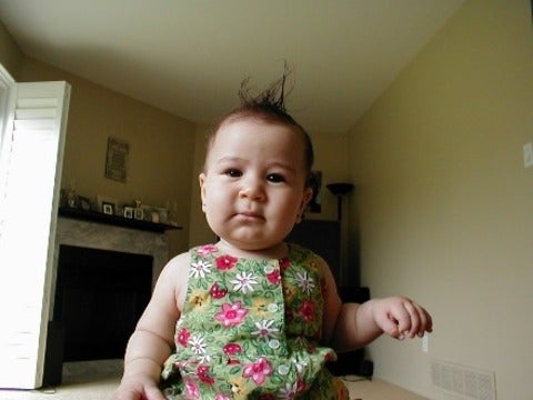 Childhood photo of Mariam Mazen