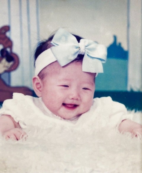 Childhood photo of Suevin Un