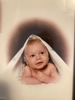 Childhood photo of Jordan Hunsberger