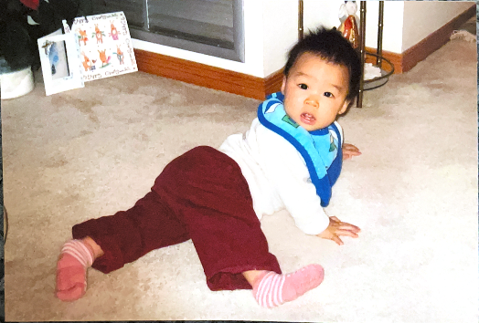Childhood photo of Leah Wong