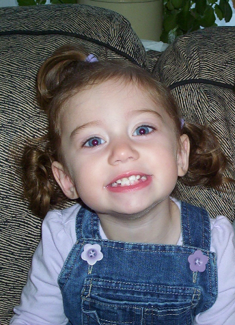 Childhood photo of Natasha Brooks