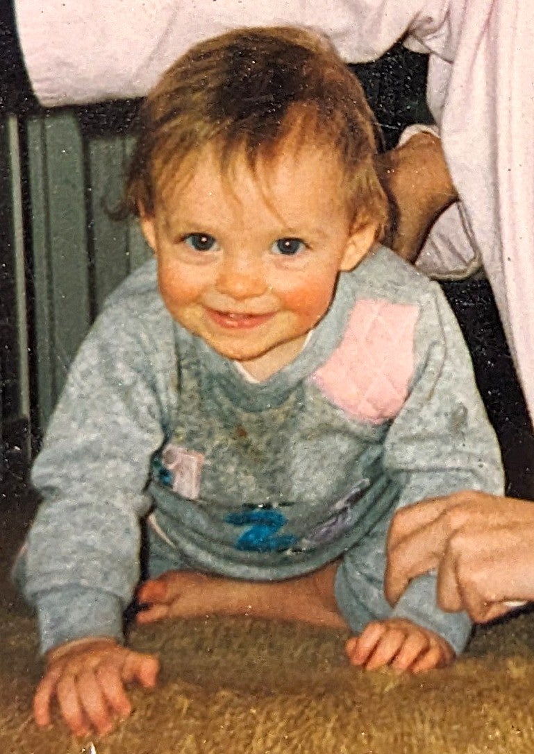 Childhood photo of Erin Beaton