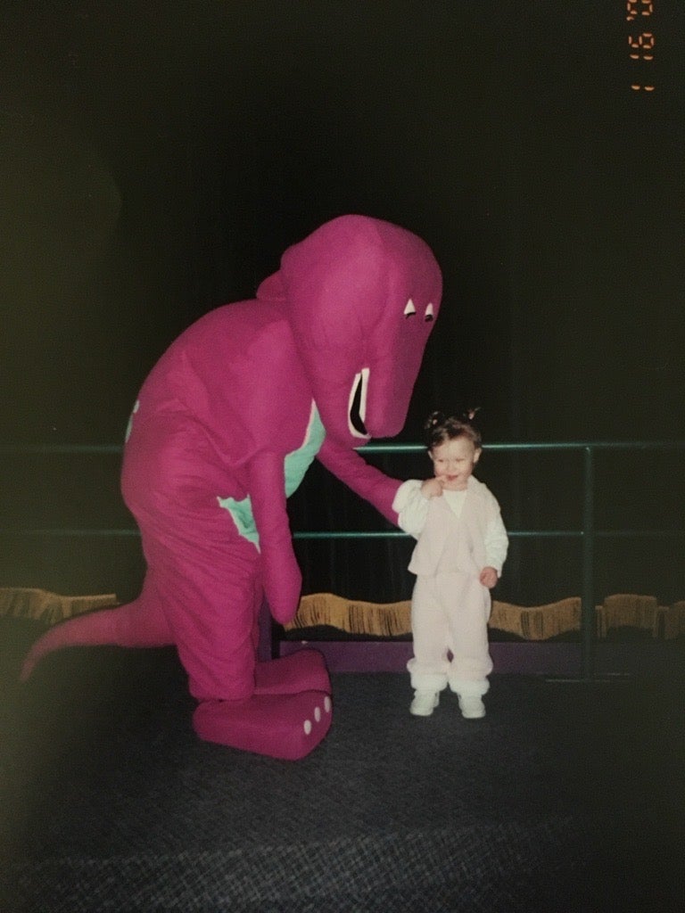 Childhood photo of Kylie Lambert