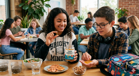 Teens Eating Omega-3 Foods