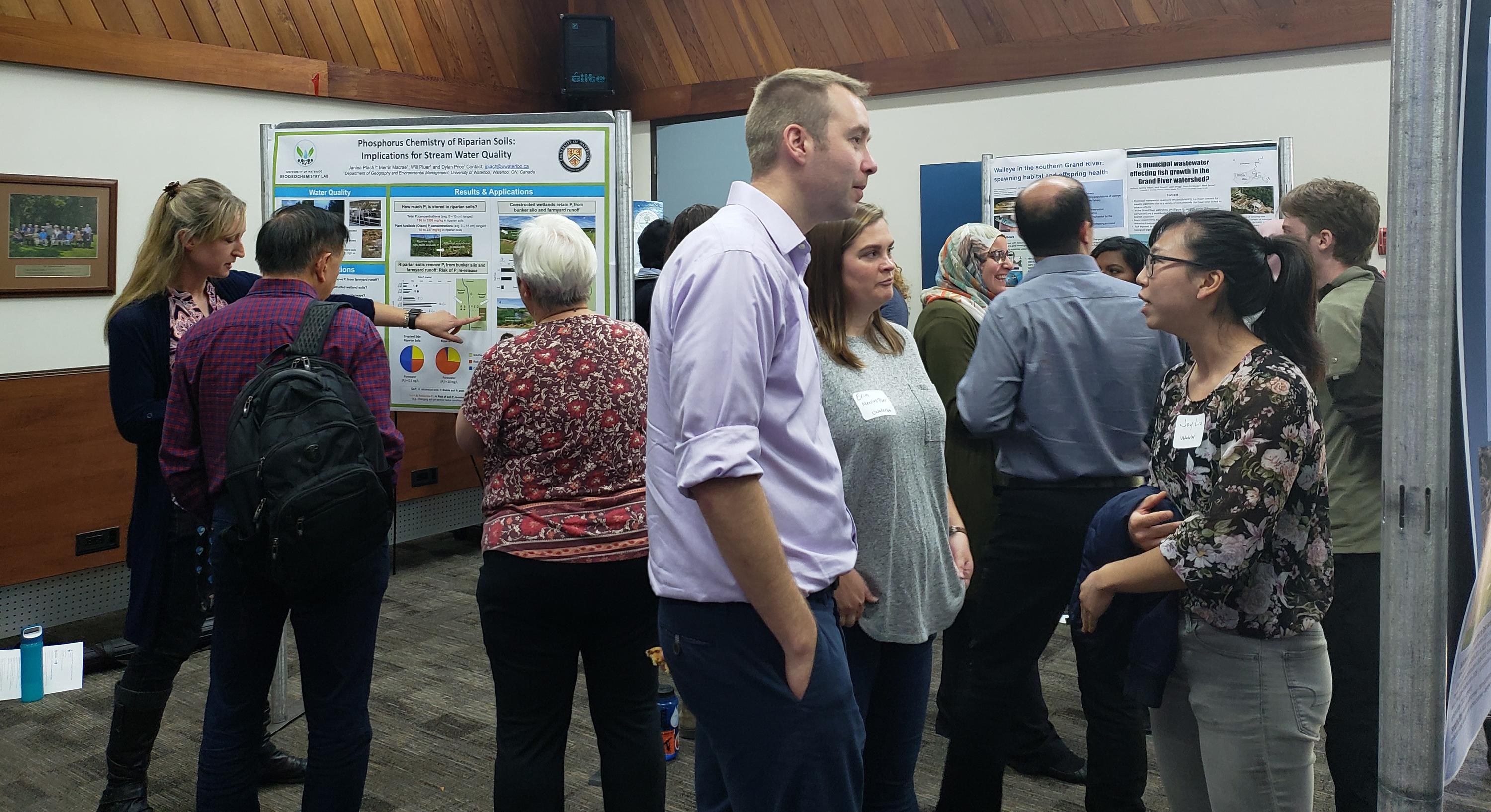 Poster session at UW Research Spotlight