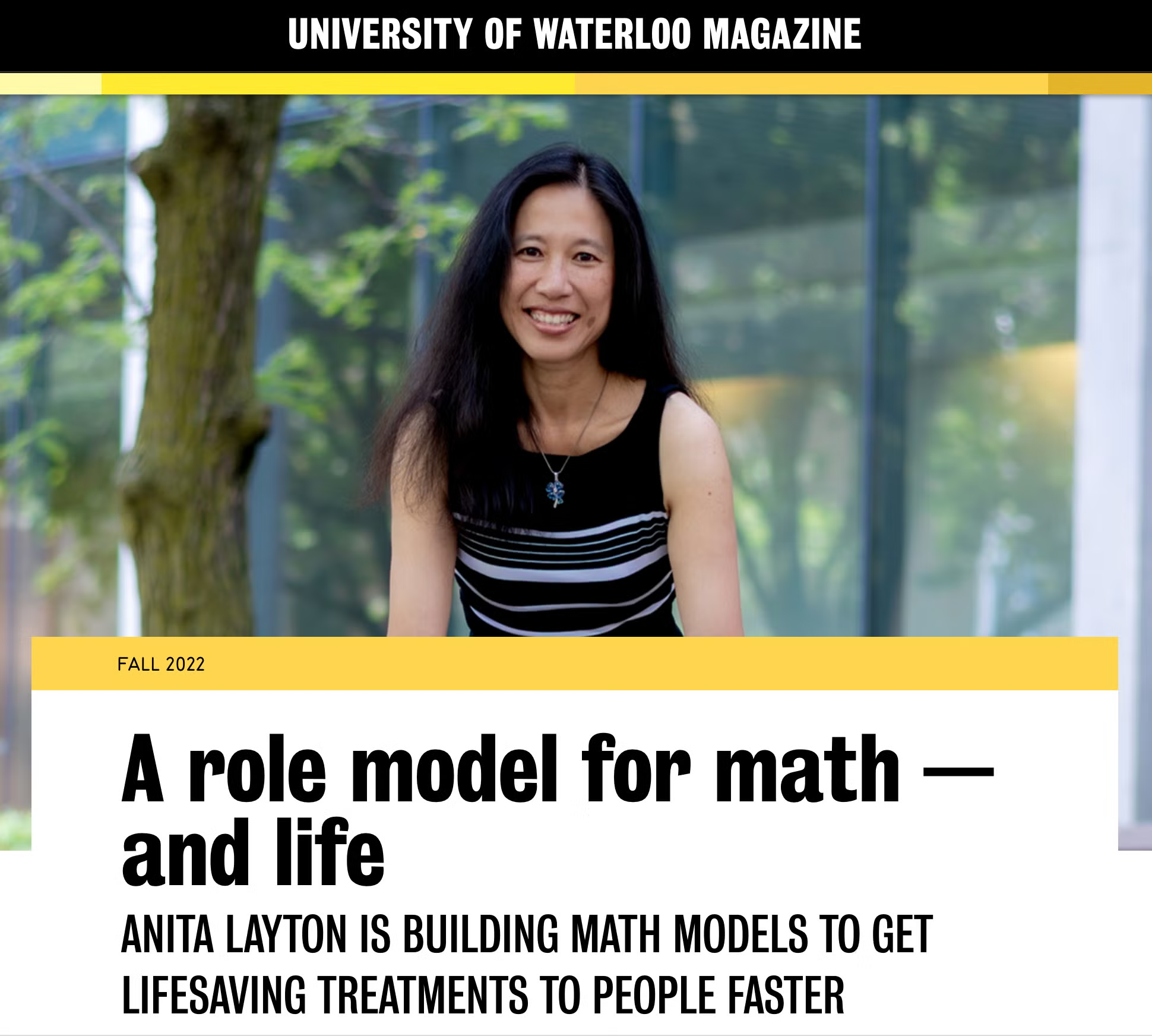 Profile of Anita Layton