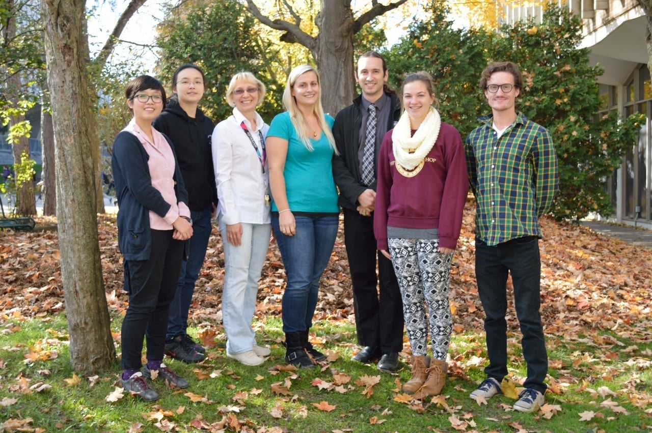 October 2014: Group Photo on University of Waterloo Campus 