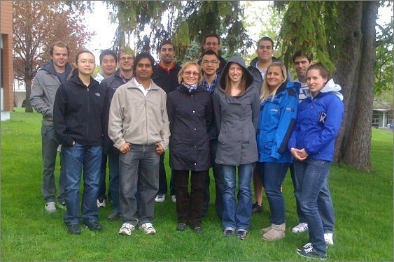 Group Photo on Waterloo Campus