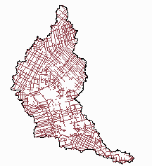 image shows concession roads within the grandriver watershed