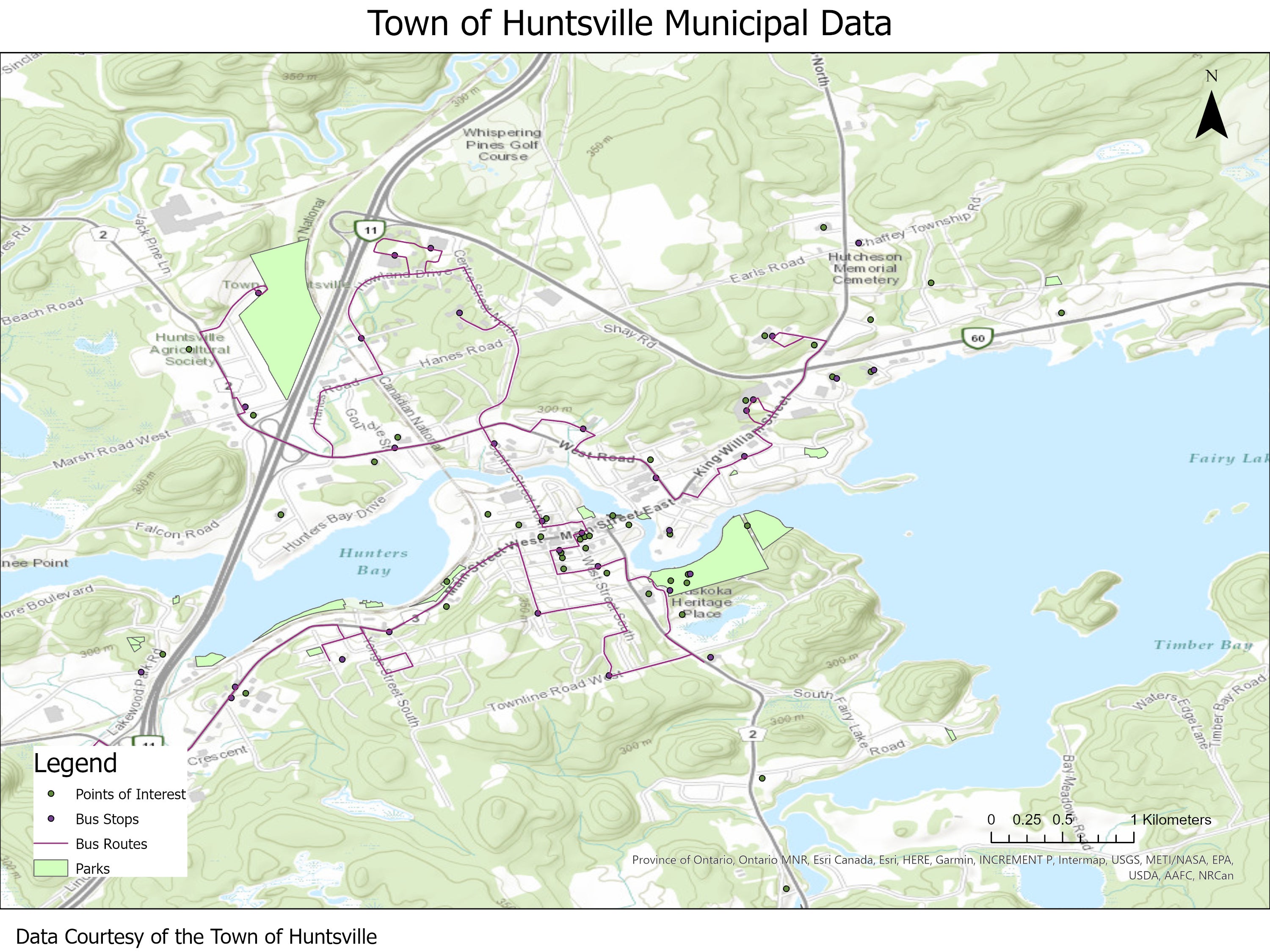 Town of Huntsville Municipal Data