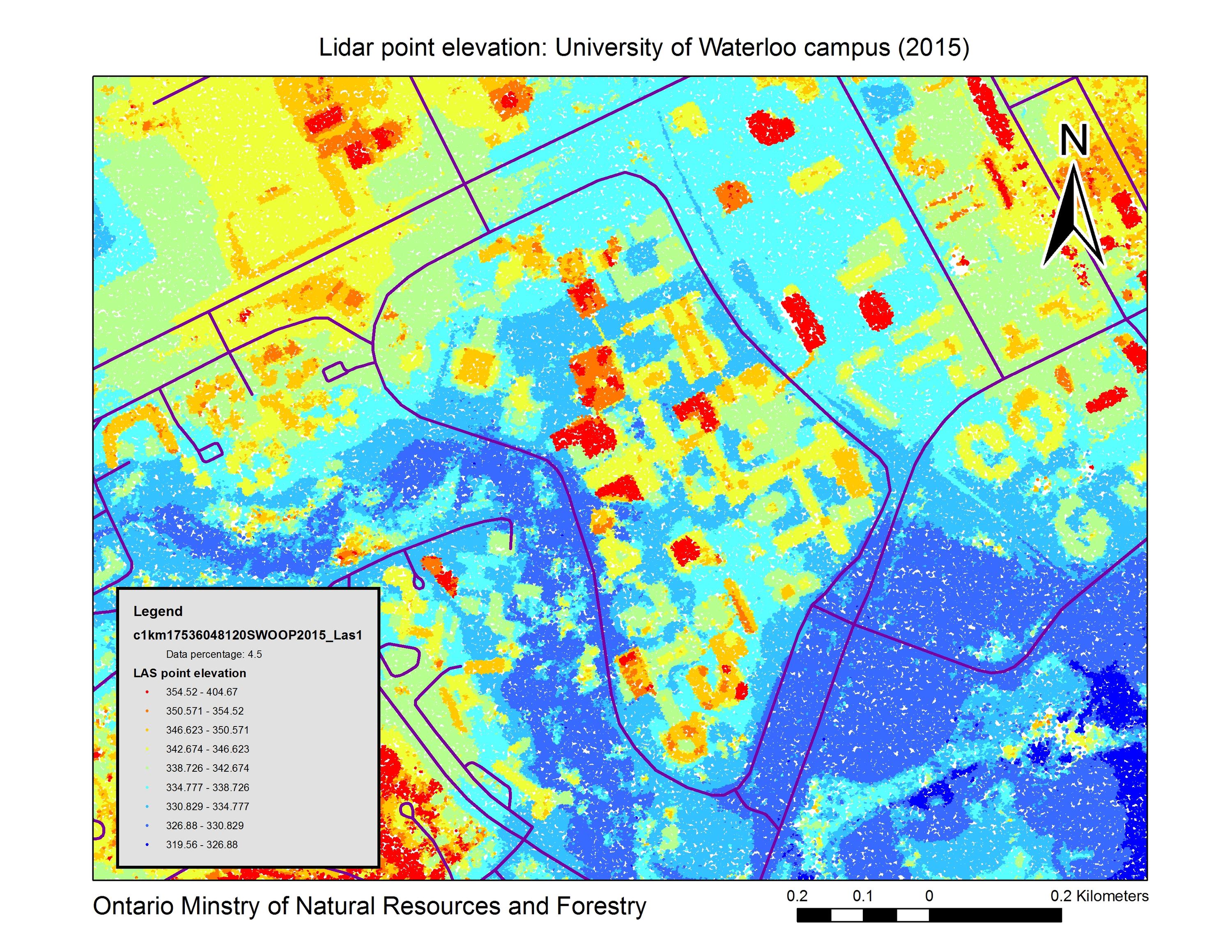 Lidar point data