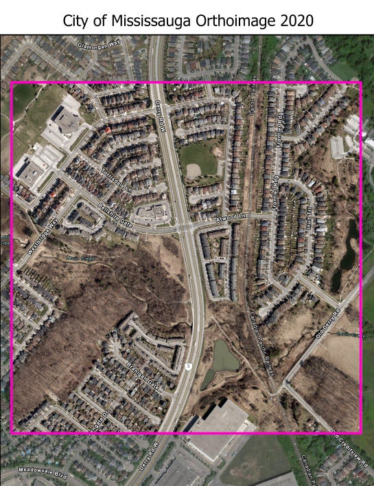 Sample data for Mississauga