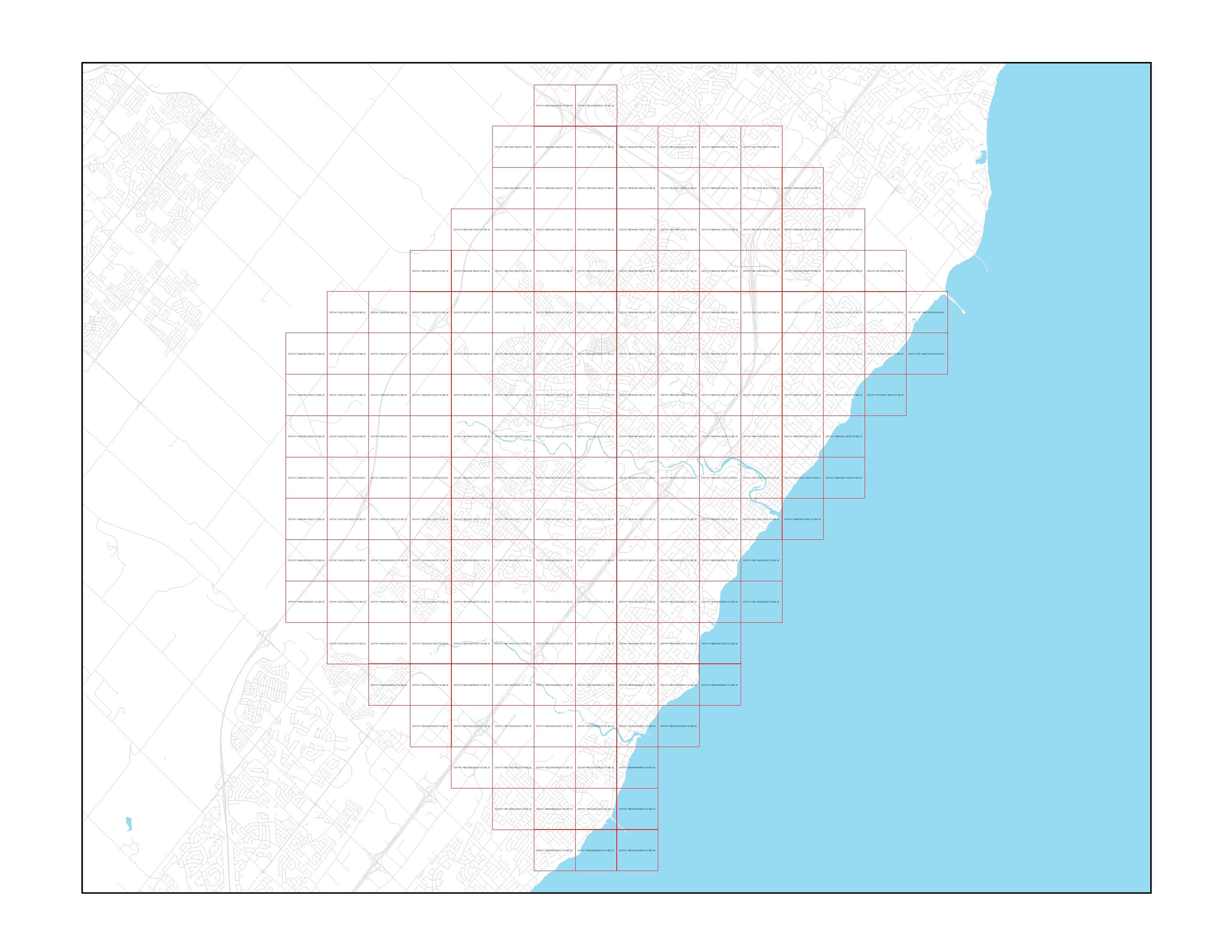 2010 ortho index for Oakville