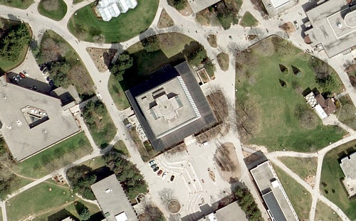 Region of Waterloo orthomosaic (2010) closeup