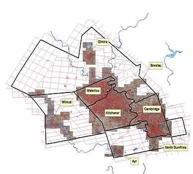 Regional Municipality of Waterloo communities orthoimagery (2009)