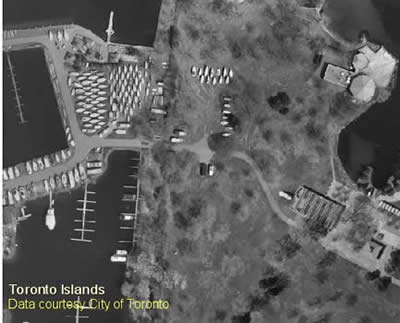 Toronto islands 2003 imagery