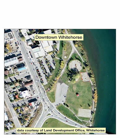2006 image shows downtown Whitehorse