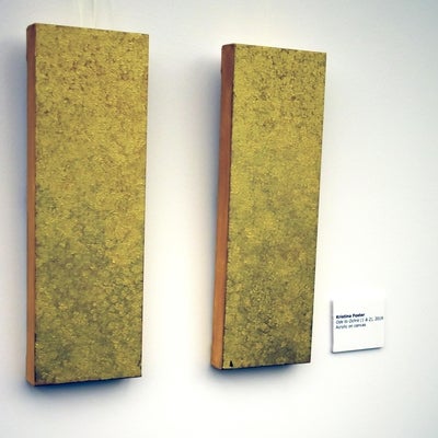 2 panels of paintings