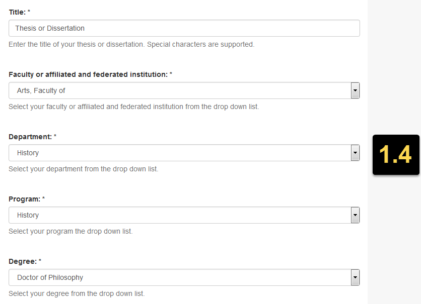 Screenshot of the web form showing the steps described in the accompanying text